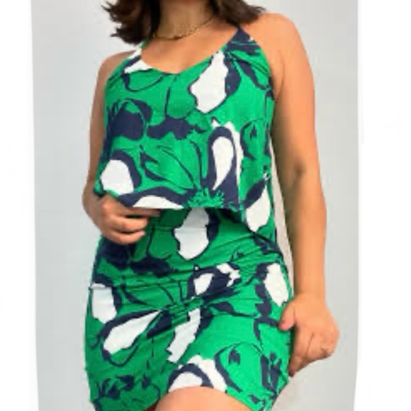 Banana Republic ruffle top strappy dress - Picture 2 of 8